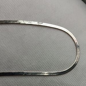 Sleek Silver-Tone Chain Necklace